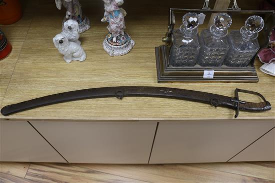 A Devon Cavalry sword